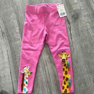 New with tags Mini Boden Appliqué leggings size 2-3yr